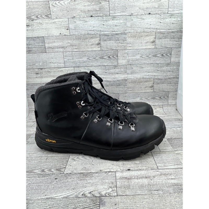 Danner Mountain 600 4.5 Carbon Black Full Grain Leather Hiking Boots Men Sz 15D gallery
