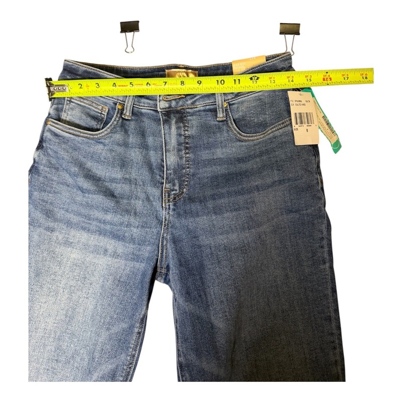 Kut from the Kloth Rachael High Rise Fab Ab Mom Jeans Blue Size 8 NEW gallery