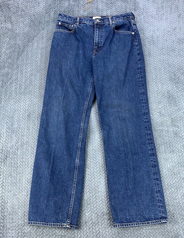 Everlane Jeans Women’s 31R Blue 90’s Forever Jean Organic Cotton Stretch 33×31