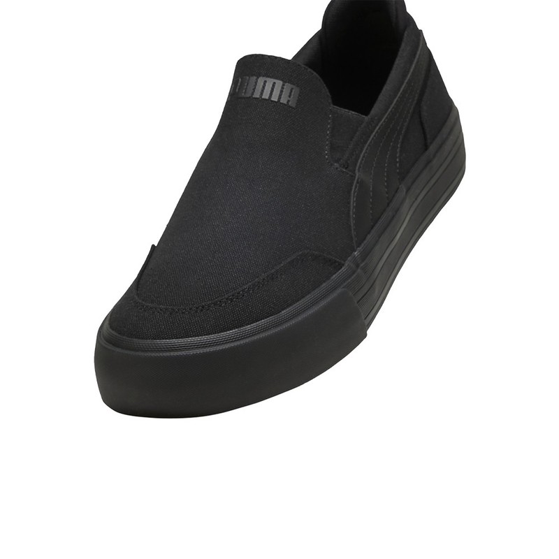 PUMA Court Classic Vulcanized Slip On Mens Black Sneakers Casual Shoes 40021607 gallery