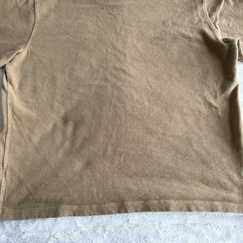 Buck Mason Field-Spec Shirt Tee Mens XXL 2XL Tan Cotton Heavy Military Boxy Crew gallery