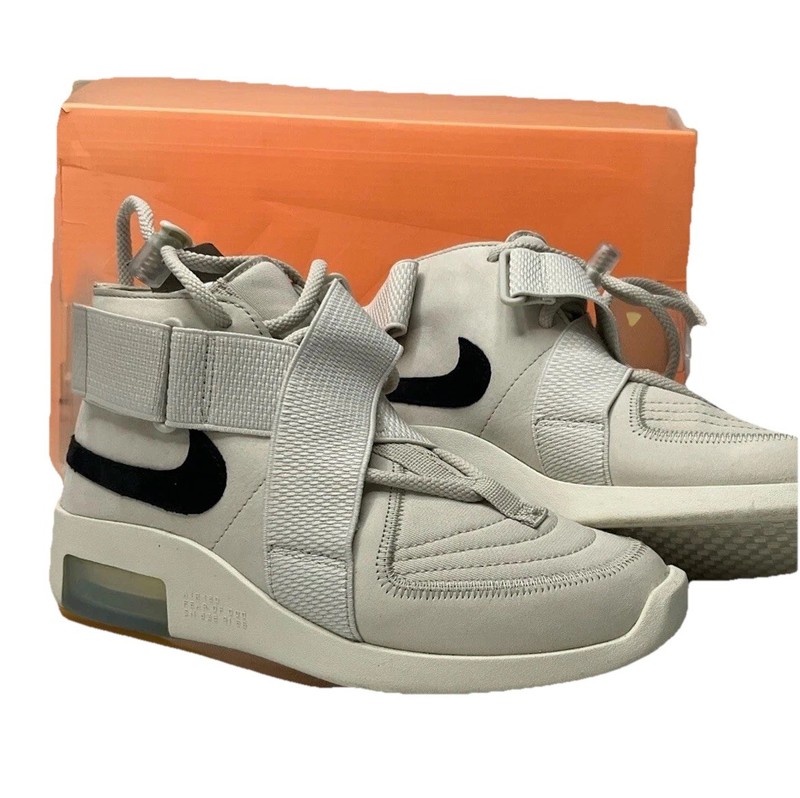 Nike Air x Fear Of God 1 Men Sz 5 Raid Light Bone Sneakers Shoes AT8087-001