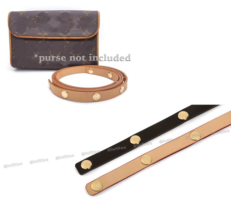 Dressupyourpurse Vachetta Replacement Belt Button Strap For Florentine Pouch bag gallery