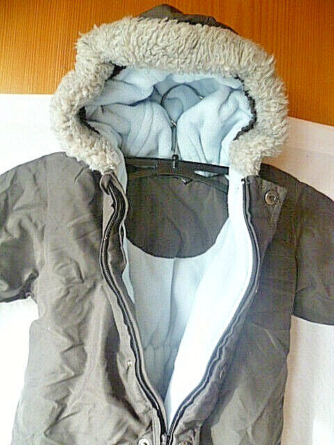 Snowsuit Impidimpi with hood brown size 62/68
