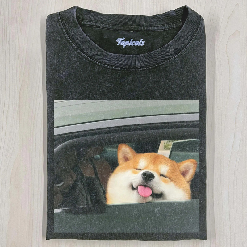 Funny Shiba Inu Meme Graphic T-Shirt Cute Dog Unisex Tee S-3XL