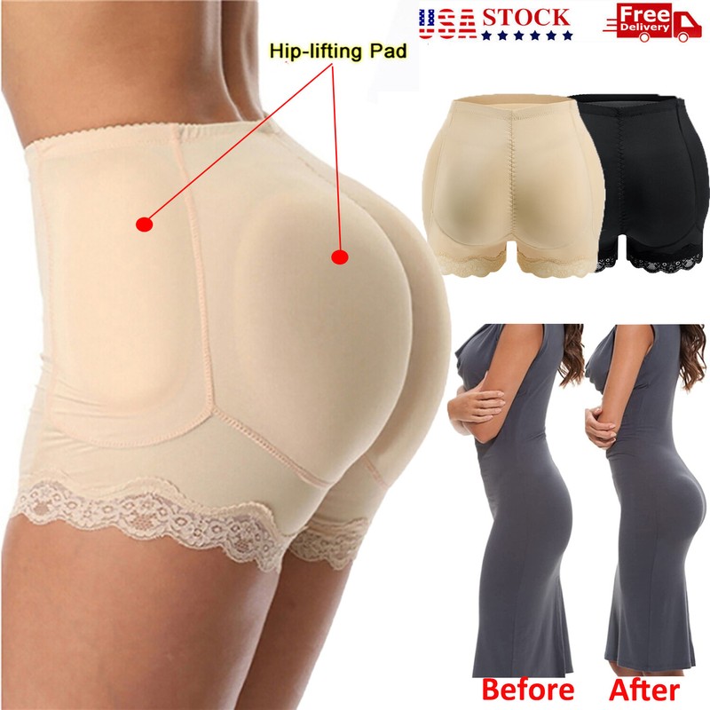 Womens Buttock Padded Enhancer Shaper Panties Underwear Hip FAKE ASS Butt Lifter