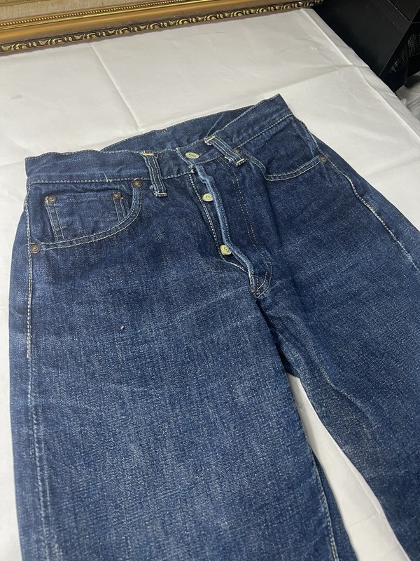 40's Vintage Levi's 503BXX Jeans Size 27 Big E (missing) Redline Hidden Rivet gallery