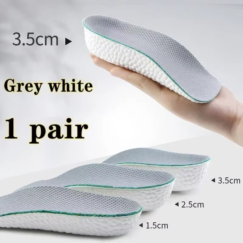 Shoe Insoles Inserts Pad Invisible Height Increase Heel Lift Taller Men Women US gallery