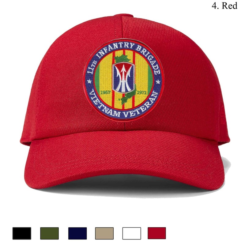 Embroidered Hat 11th Infantry Brigade Vietnam Veteran, Veteran Cap, Gift Idea gallery
