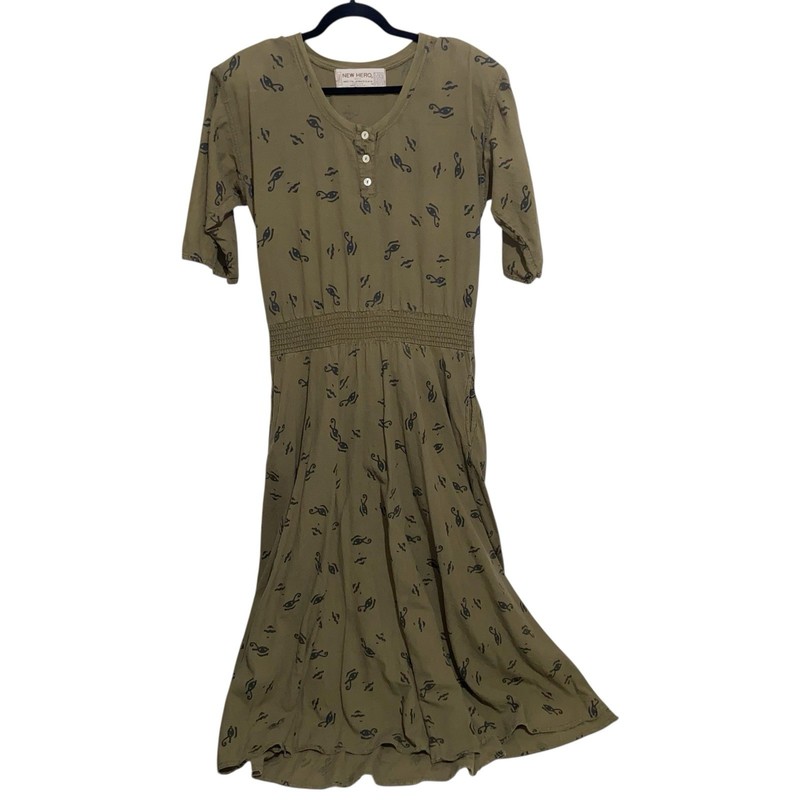 New Hero Dress Small 100% Native American Cotton USA Oversized Vtg Festival