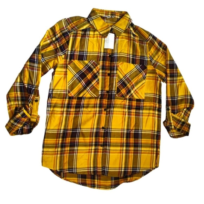 J/M Sportswear Checkered golden yellow Women’s