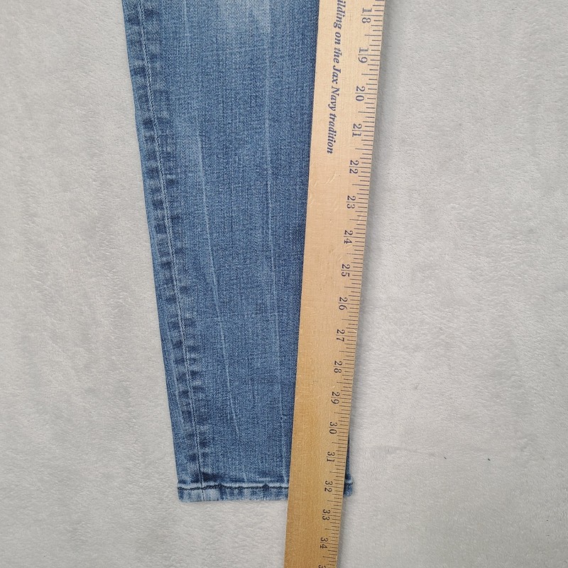 Diesel 1979 5 Pocket Skinny Punk Jeans Mens 34x32 Blue Light Wash Stretch gallery