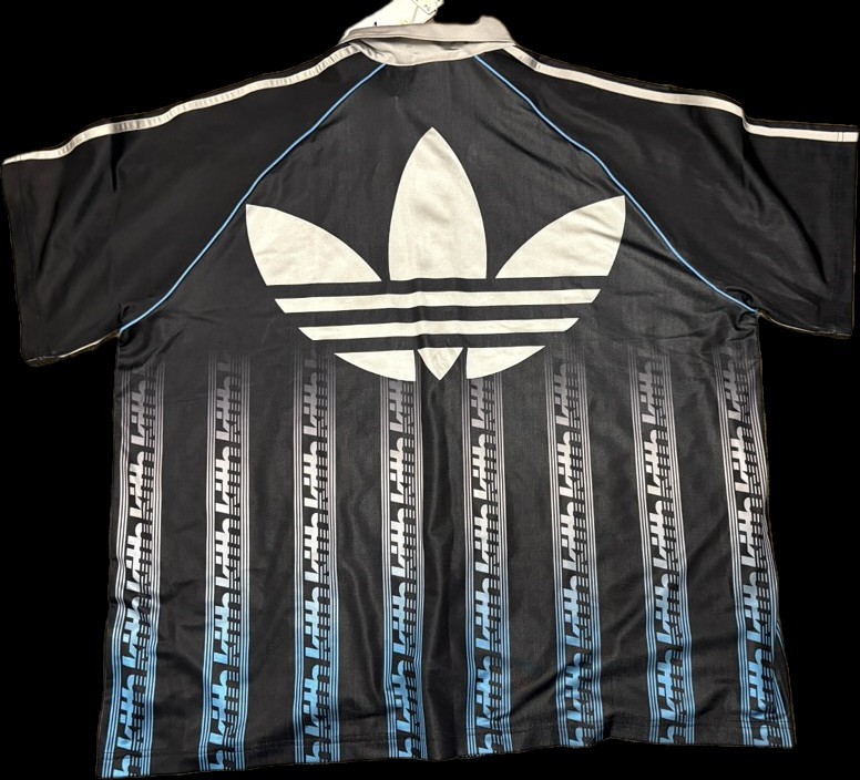 Kith x Messi adidas Men’s Striped Polo Shirt XL
