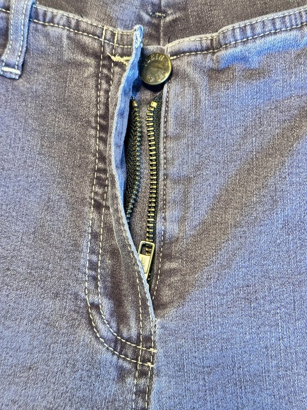 Vintage 1990's PLEIN SUD PURPLE DEMIN JEANS Size 44/12 France (approx US 10) gallery