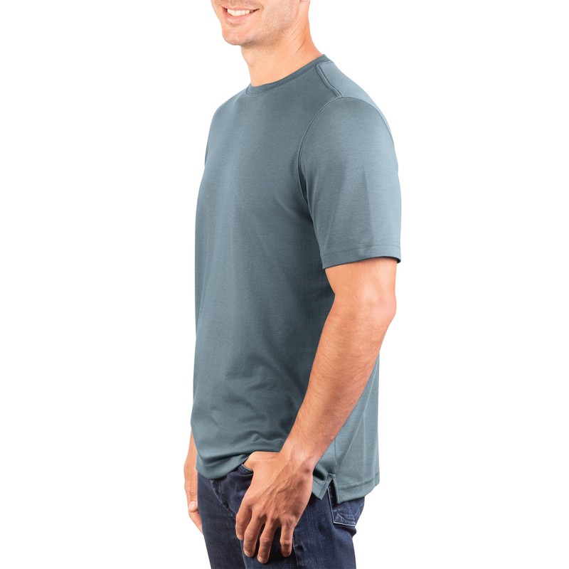 Kirkland Signature Men's Pima Tee Pima Cotton Pre-Shrunk gallery