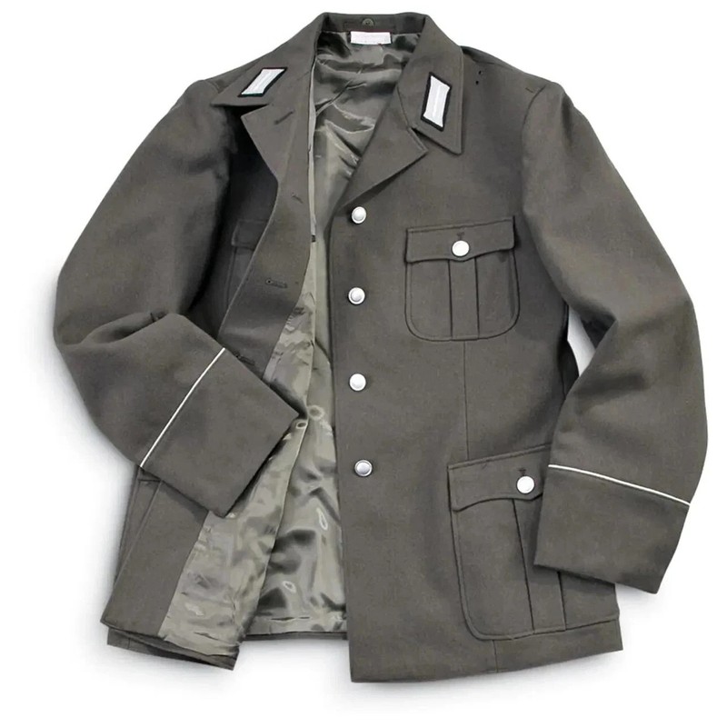 Authentic East German Army Uniform Jacket Army Surplus 100% Wool Outer Material gallery