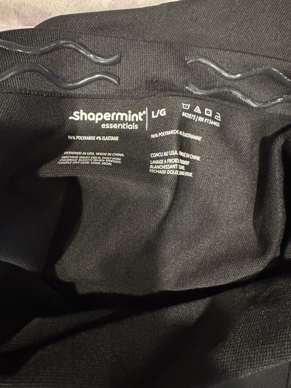 Shapermint Essentials High-Waisted Shaping Leggings, Black, Size Large gallery