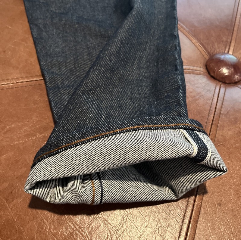 The Unbranded Brand UB601 34x30 Men’s 14.5 Oz Raw Selvedge Denim Jeans gallery
