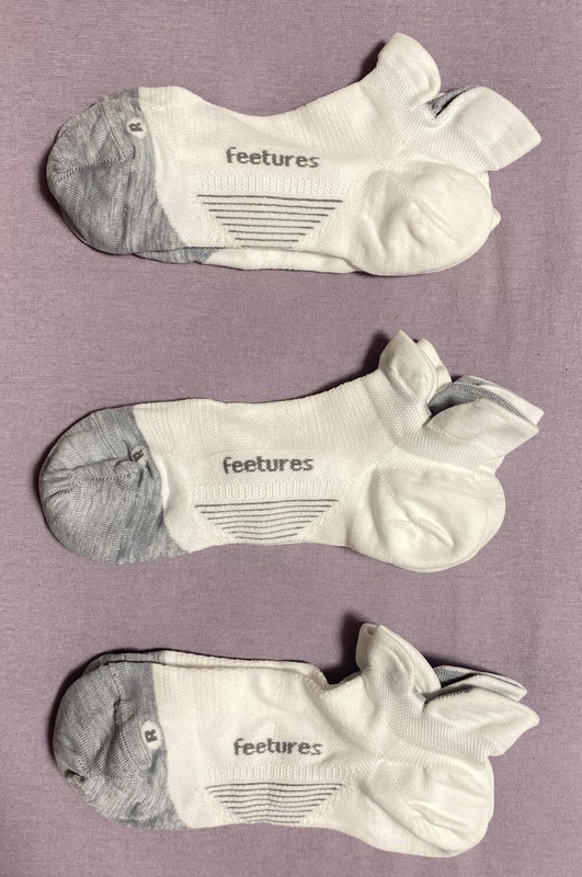 Feetures 3 Pairs Elite Light Cushion No Show Tab Socks COMBO Multicolor S M L gallery