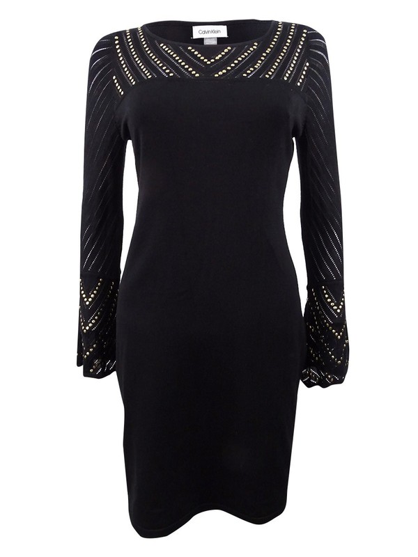 Calvin Klein Women’s Studded Sweater Dress