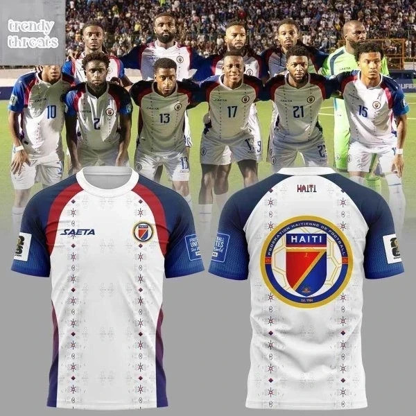 Haiti 2026 World Cup White 3D Unisex T-Shirt reprint VK13500