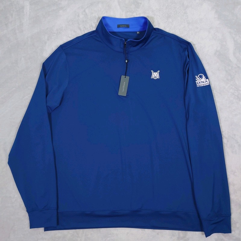 Turtleson Eli 1/4 Zip Performance Pullover Men 3XL The LYNX Golf L/S Stretch