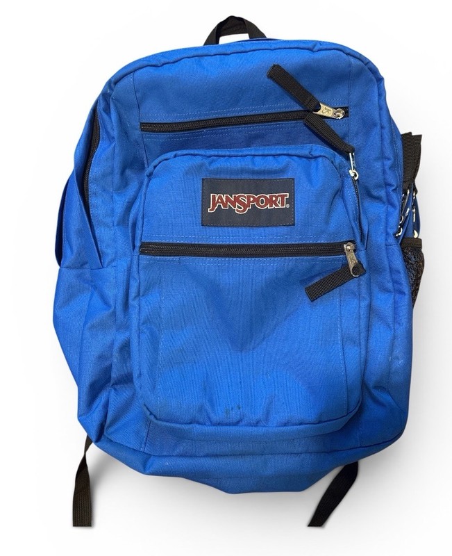 JanSport Big Student Backpack Blue School Book Bag Laptop Travel JS0A47JK