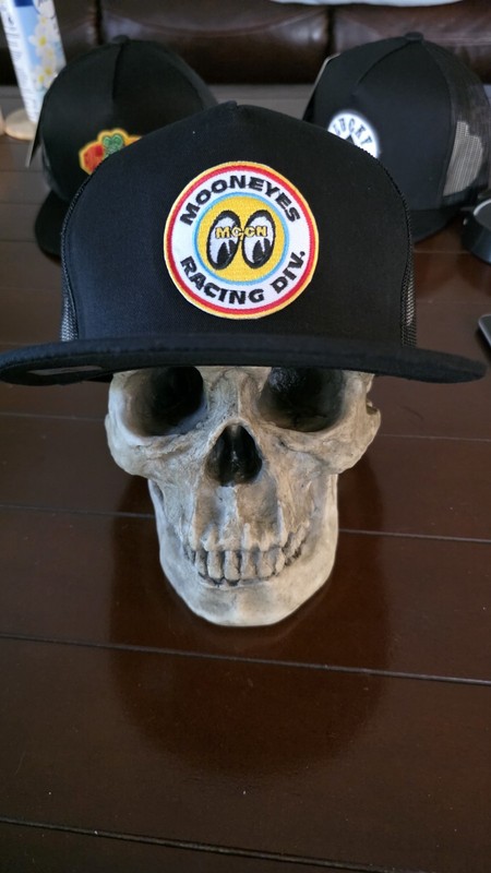 Mooneyes Racing Trucker Hat Mesh Hat Snapback By TOP LEVEL