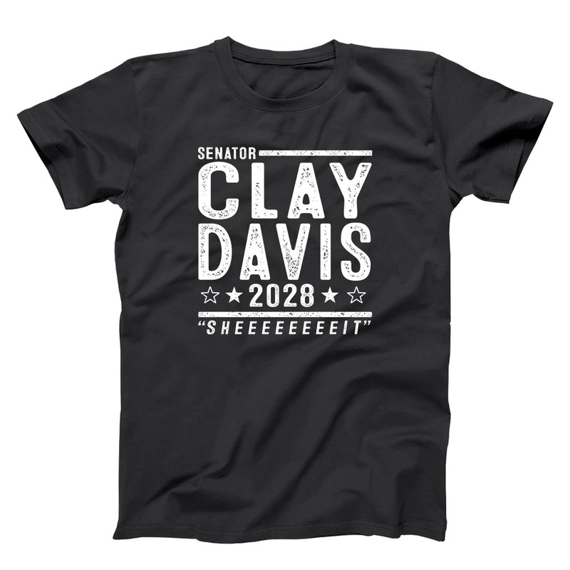 Sen Clay Davis 2028 Election humor – Sheeeit – funny wire tv show Soft T-shirt
