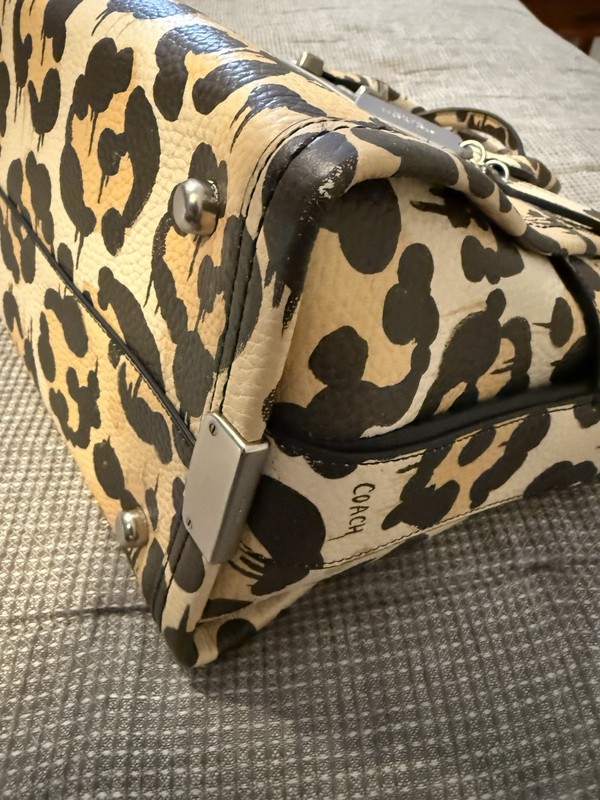 EUC Coach/Gary Baseman Wild Beast Swagger Medium Satchel w/Detachable Strap gallery