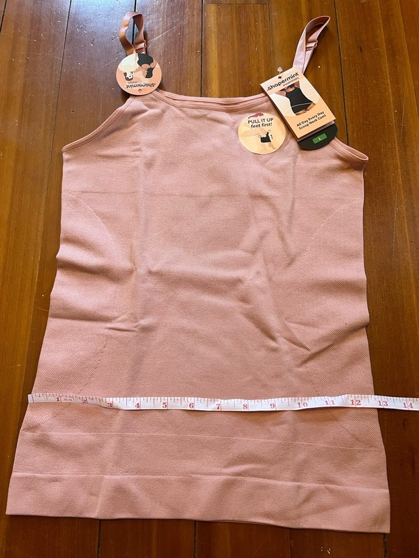 Shapermint Essentials Shape Wear Cami Adjustable Straps Pink Size L gallery