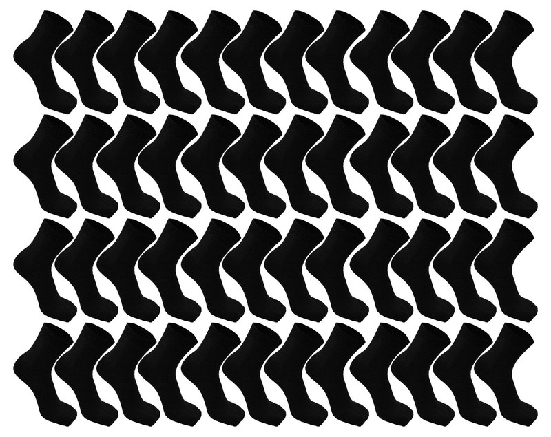48 Pairs Bulk Thermal Work Socks for Men, Heavy Duty Thick Winter Boot Sock