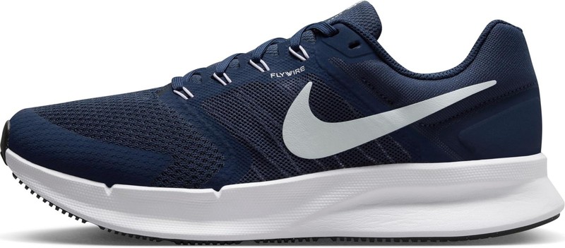 NIKE Run Swift 3 Mens DR2695-401 (Midnight Navy/Pure Platinum-WHI), Size 8 – Mid