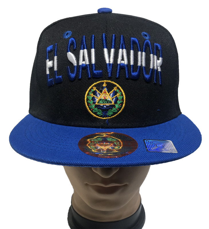 EL SALVADOR Embroidered Snapback Adjustable Baseball Cap Hats LOT Free Shipping