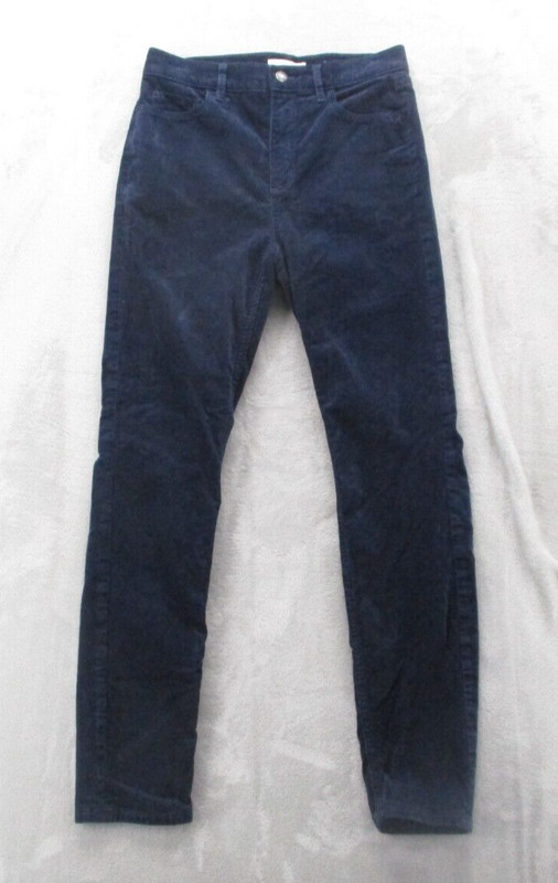 LOFT Skinny Jeans Women’s 4 Dark Blue Microfiber Stretch Mid-Rise Cotton Blend