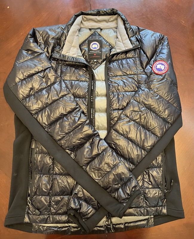 Canada Goose Black Hybrid Puffer Jacket M/M