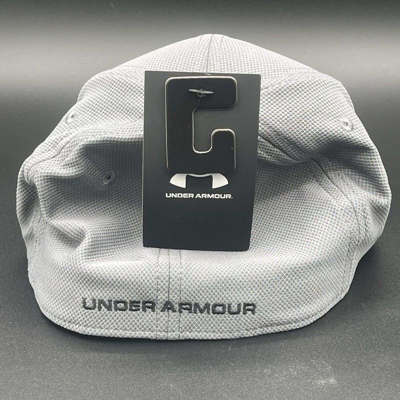 Under Armour Blitzing Medium Large Hat Cap Grey Black Smoke Brand New gallery