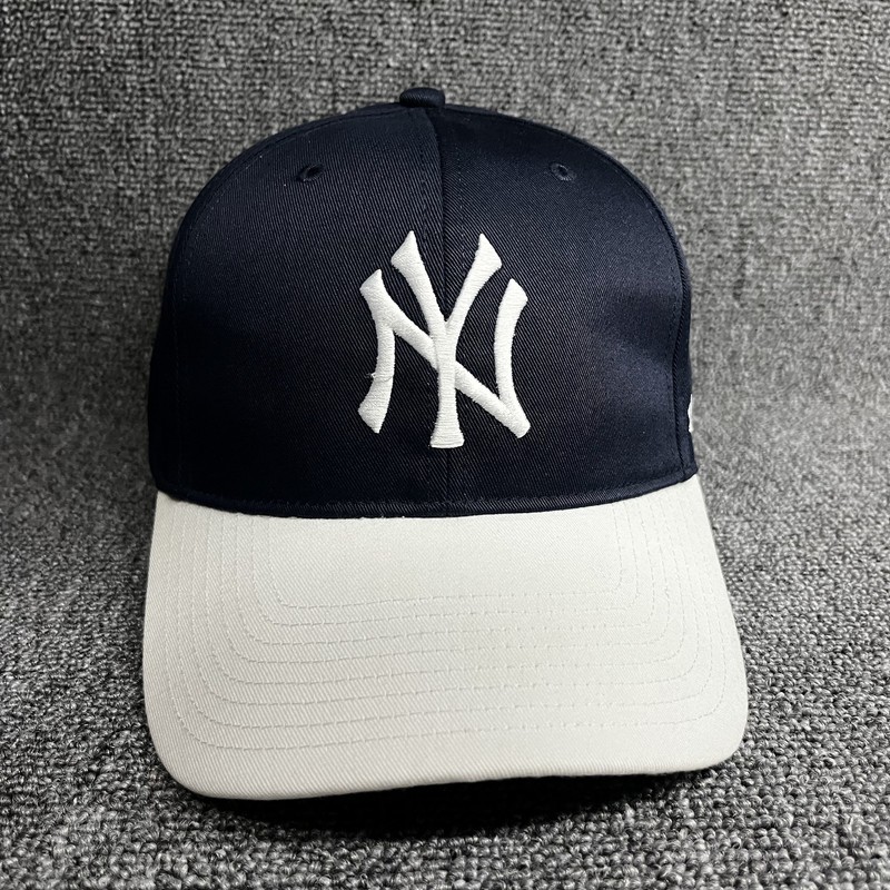 ’47 Brand Yankees Snapback Cap Navy White Curved Brim Hat