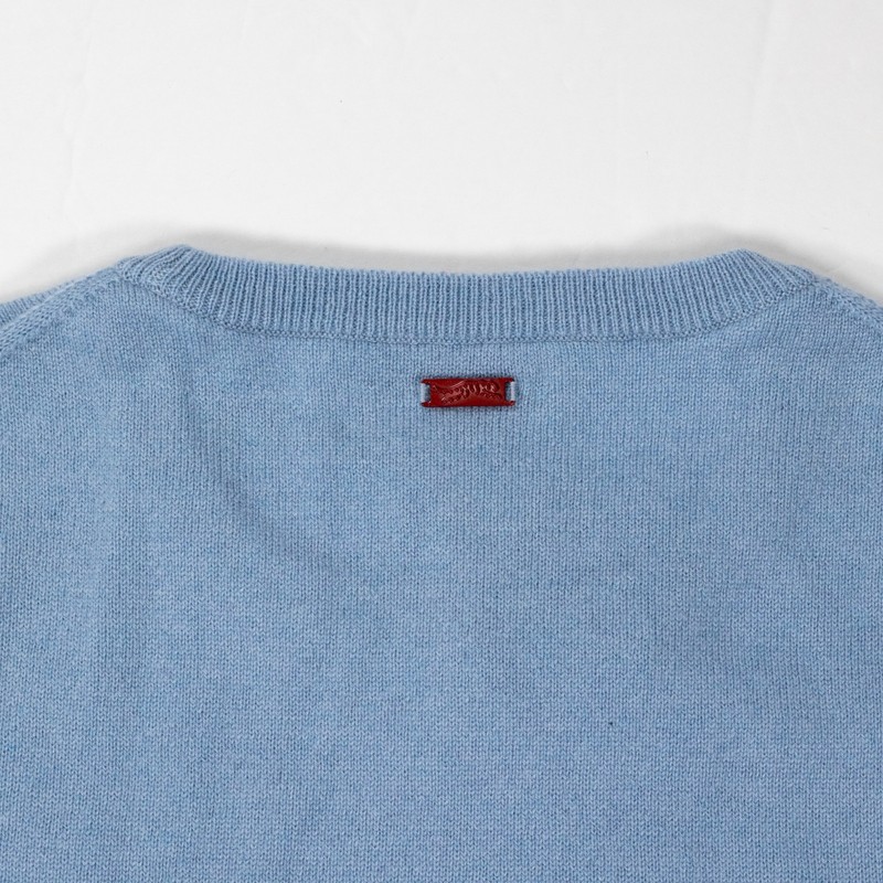 Sun Day Red 3D Tour Icon Cashmere Crew Sweater M Coast Blue NWT gallery
