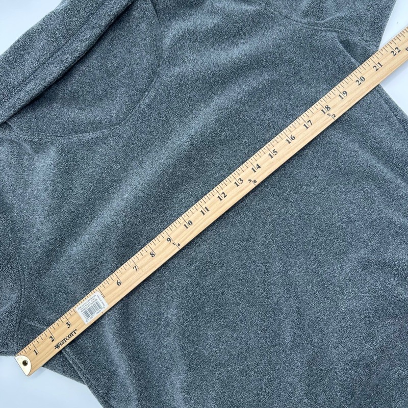 Nike Dri-FIT Gray Fleece Funnel Neck Sweatshirt Side Zip AQ4690-010 Womens Large gallery
