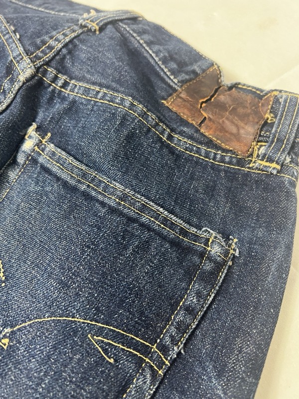 40's Vintage Levi's 503BXX Jeans Size 27 Big E (missing) Redline Hidden Rivet gallery