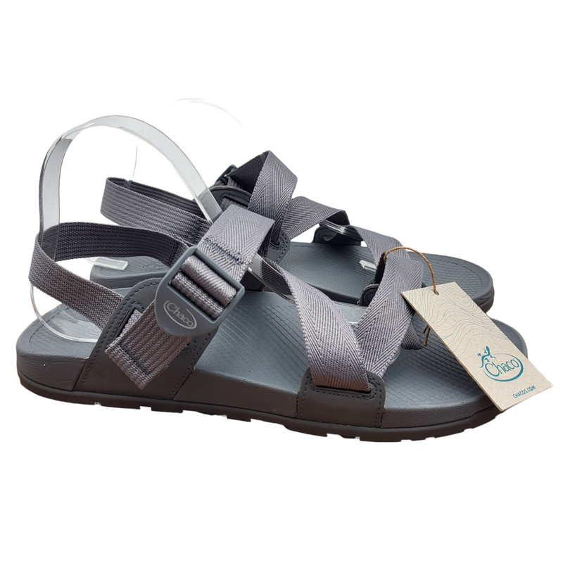 Chaco Sandals Mens Lowdown 2 Mens Gray Toe Loop New JCH107849
