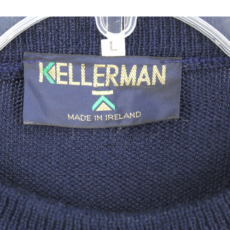 Kellerman KGS Golf Blue Sweater Large English country Ivy league Preppy Ireland gallery