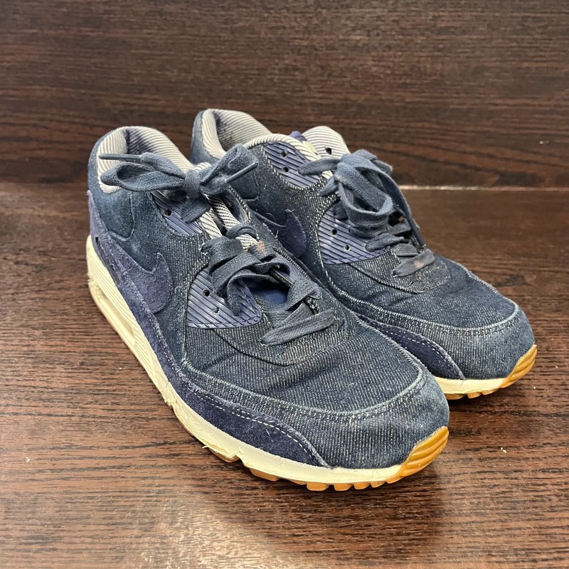 Nike Air Max 90 Ultra 2.0 Essential Denim Women’s Sneakers Size11 Blue 881105401