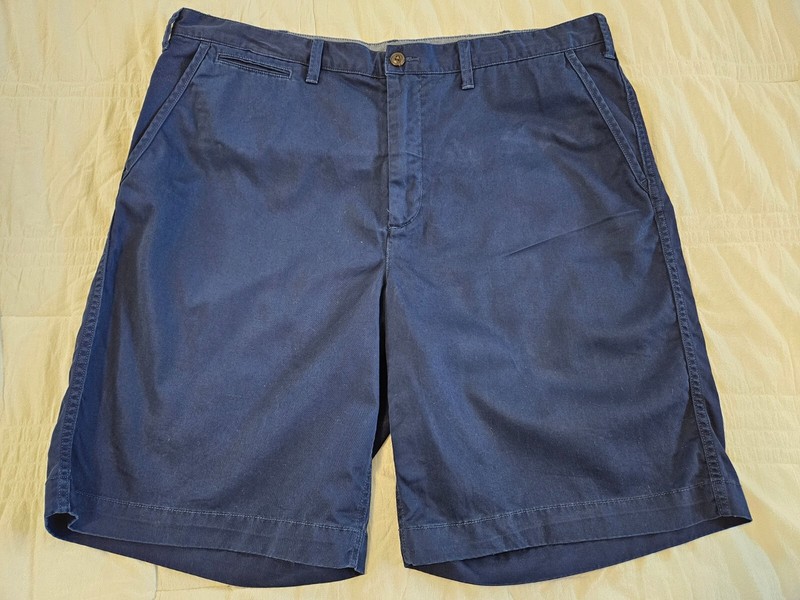 Polo Ralph Lauren Men’s 41 (38) Shorts Navy Blue 9.5″ Inseam Relaxed Fit BX5