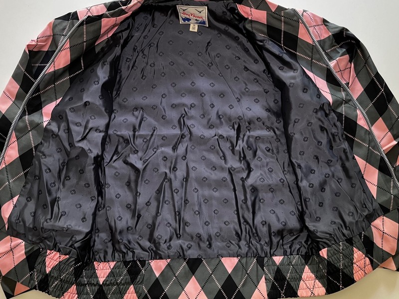 50's RAYON DRY BONES ATOMIC ROCKABILLY ARGYLE RICKY JACKET MCM DRYBONES JAPAN gallery