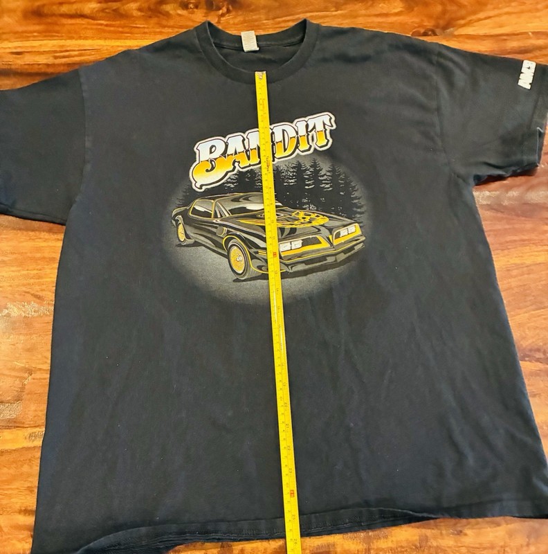 Bandit Snowman Trucker T Shirt Mens XL Black Big Rig Tees Smokey Style gallery