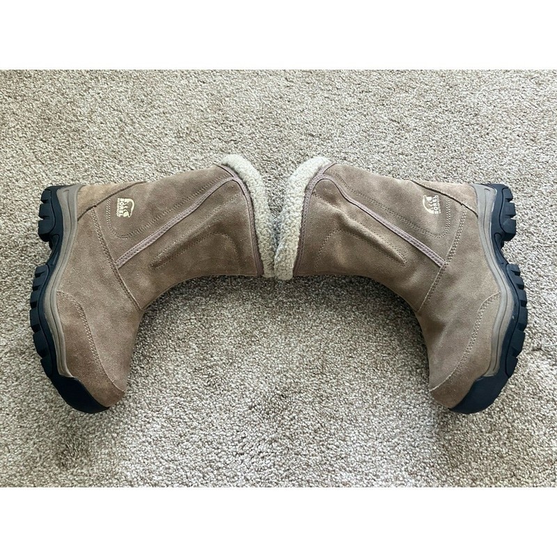 Sorel Waterfall NL1964-250 Tan Insulated Waterproof Suede Winter Boots Womens 6 gallery