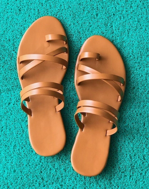 Women Trendly Brown Color Casual Slippers