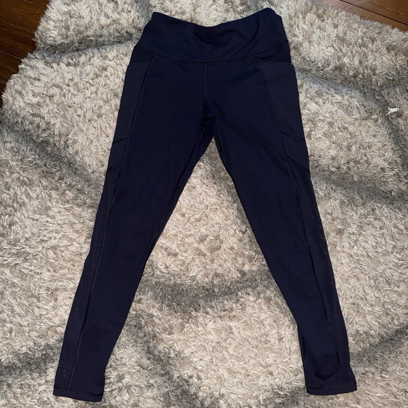 Athleta Salutation Stash Pocket II 7/8 Tight Pants – Navy, Size M